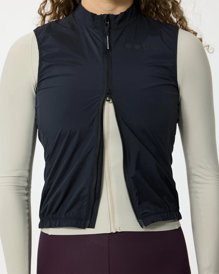 Universal Colours Mono Women's Gilet Windweste Bamboo Black