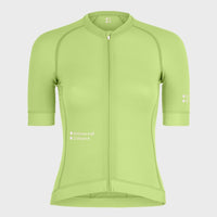 Universal Colours Chroma Women's Short Sleeve Jersey Radtrikot Bright Lime
