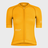 Universal Colours Chroma Women's Short Sleeve Jersey Radtrikot Tangerine Orange