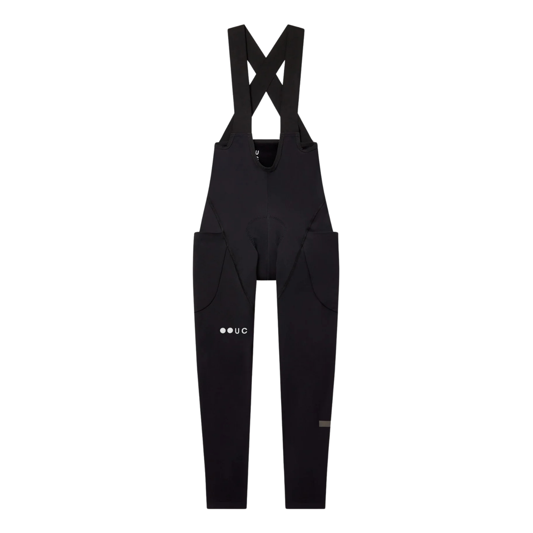 Universal Colours Mono Cargo Women's Bib Tight Winter-Radhose Black