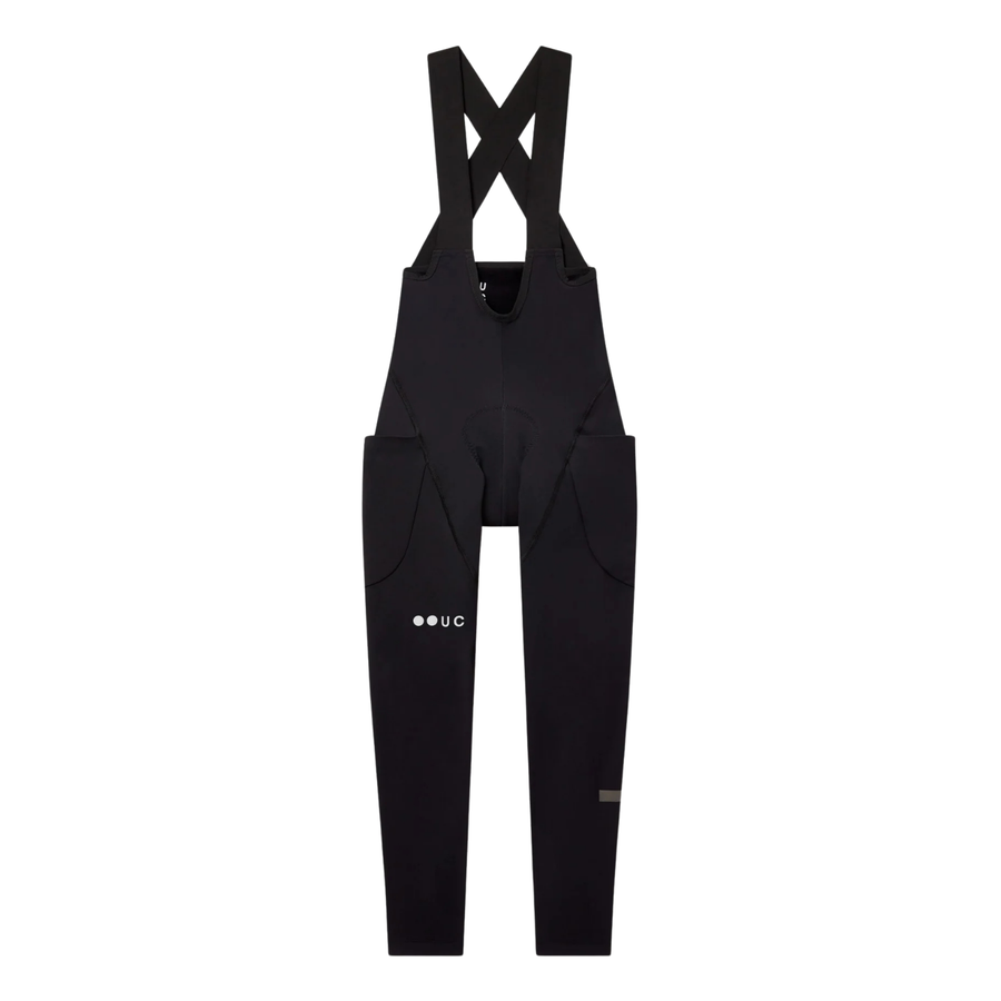 Universal Colours Mono Cargo Women's Bib Tight Winter-Radhose Black