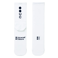 Chaussettes Universal Colors Mono Summer Blanc