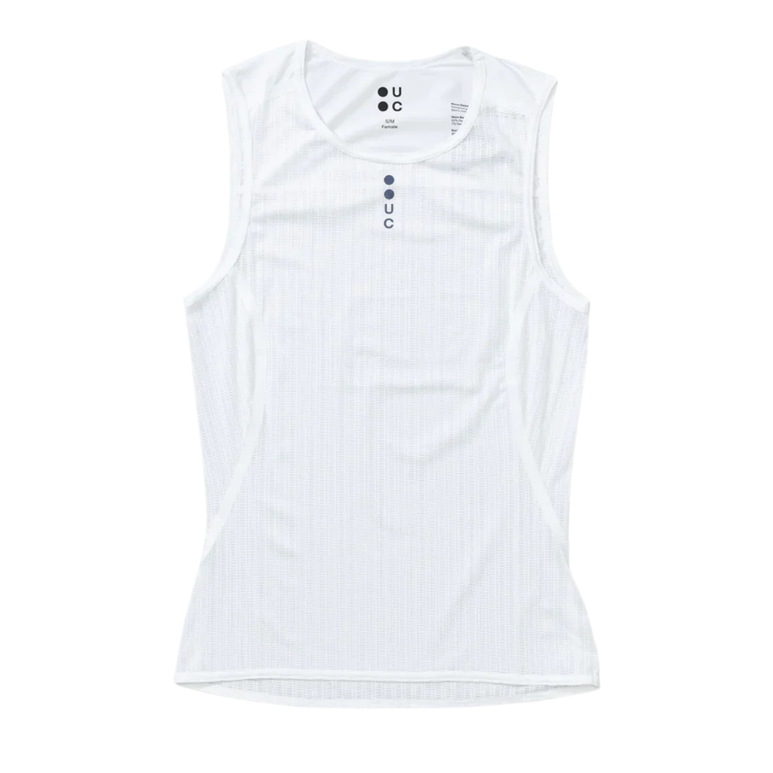 Universal Colors Mono Sous-vêtement sans manches pour femme Blanc