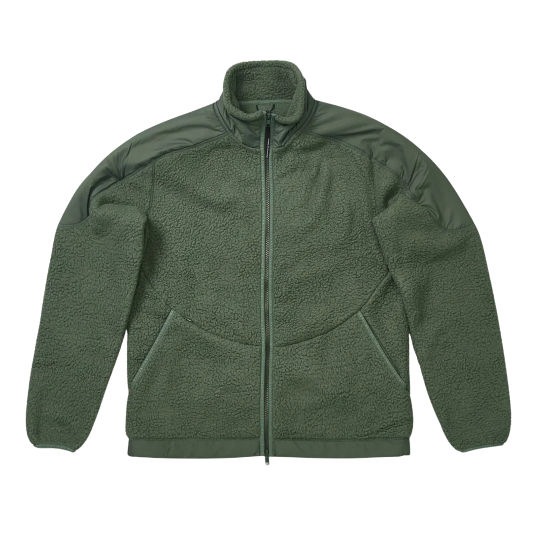 Universal Colours Unisex Fleece Jacket Casual Jacke Green