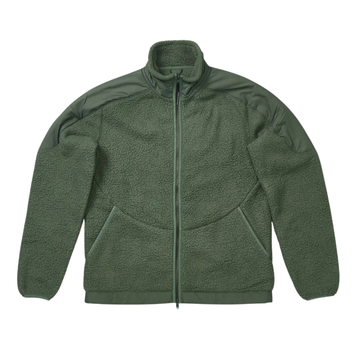 Universal Colours Unisex Fleece Jacket Casual Jacke Green