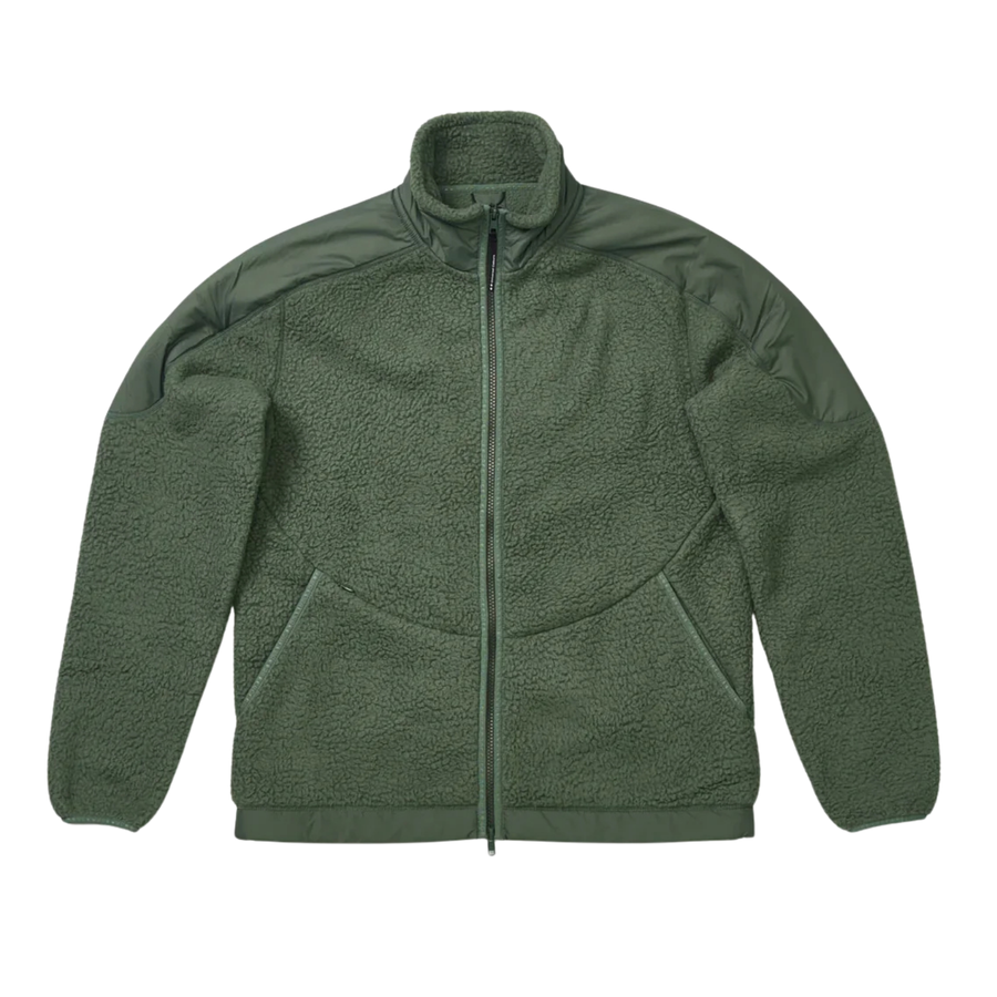 Universal Colours Unisex Fleece Jacket Casual Jacke Green