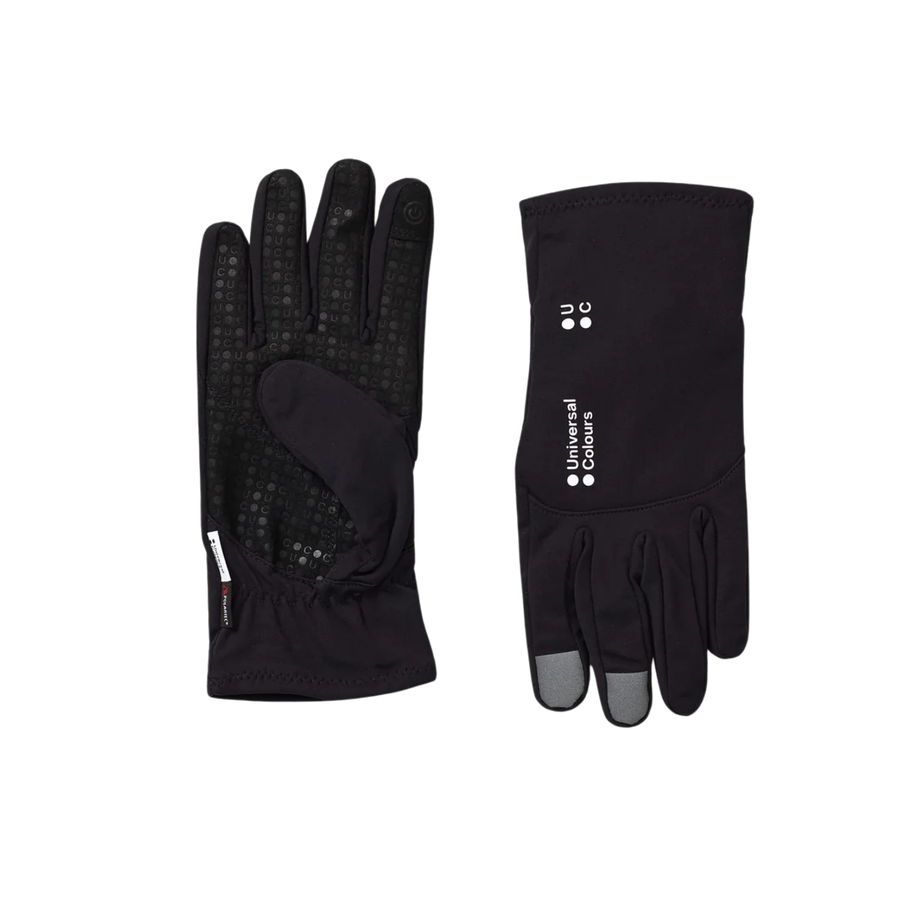 Universal Colours Unisex Thermal Gloves Winter Fahrradhandschuhe Black