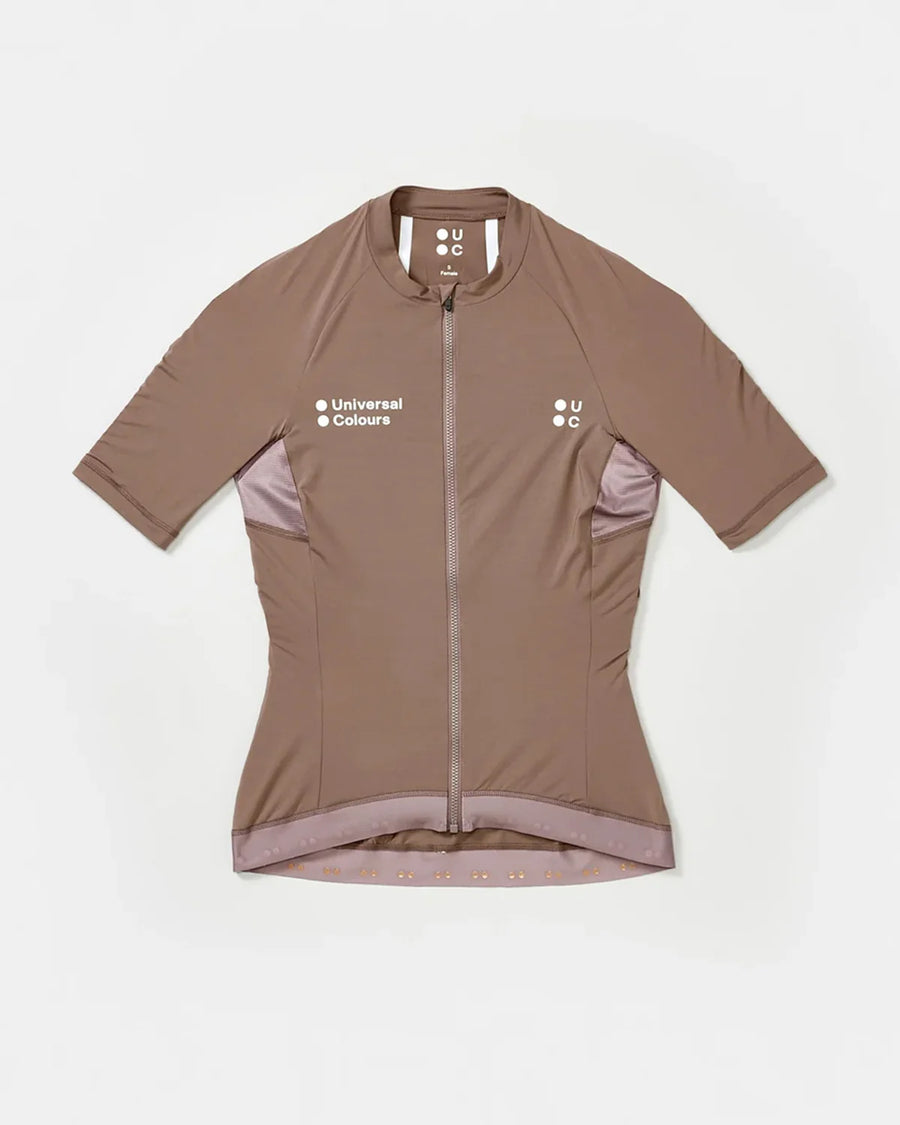Universal Colours Mono Women's Short Sleeve Jersey Radtrikot Portobello