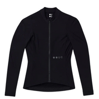 Universal Colours Womens Mono Long Sleeve Jersey Radtrikot langarm Black