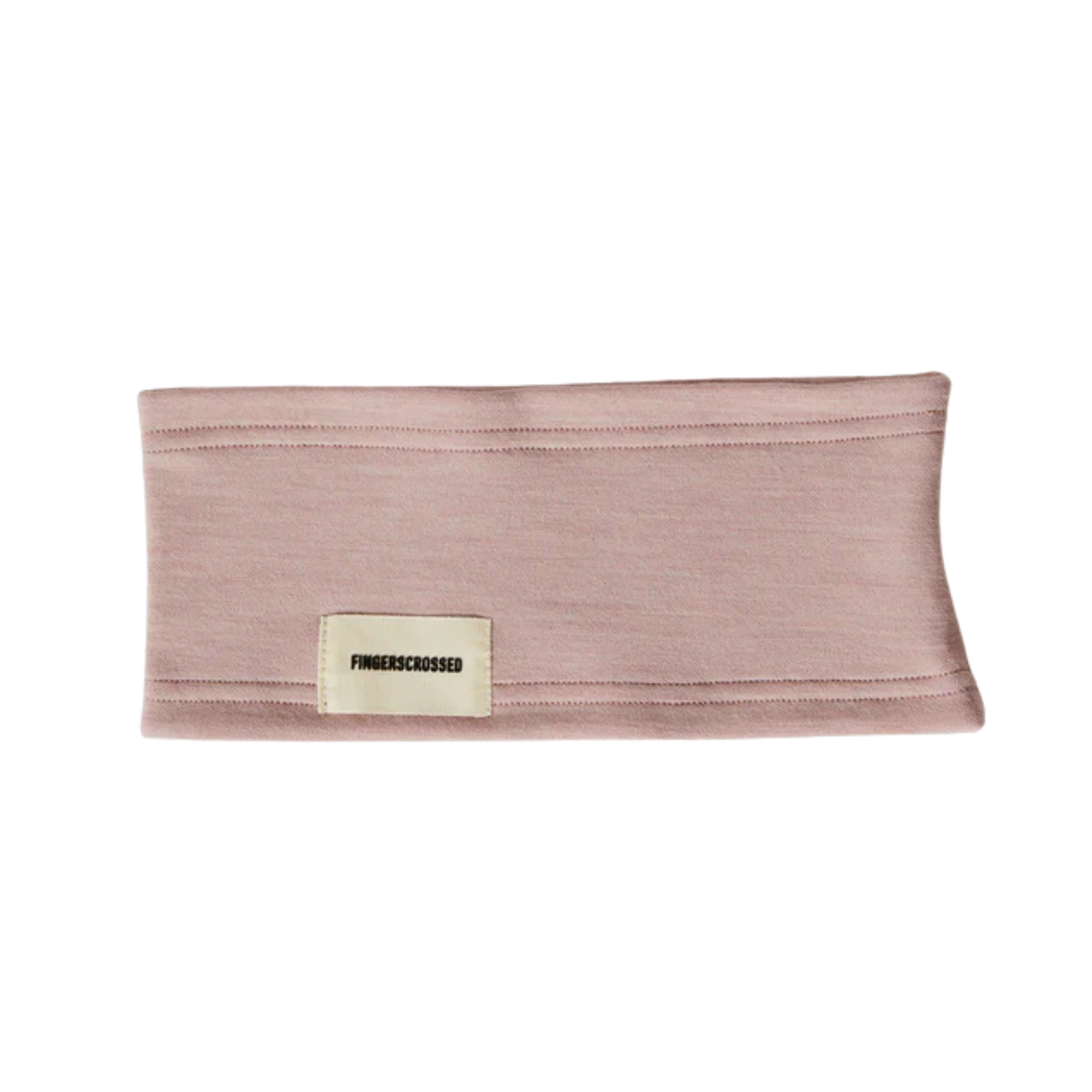 Fingerscrossed Unisex Merino Headband Stirnband Dusty Rose
