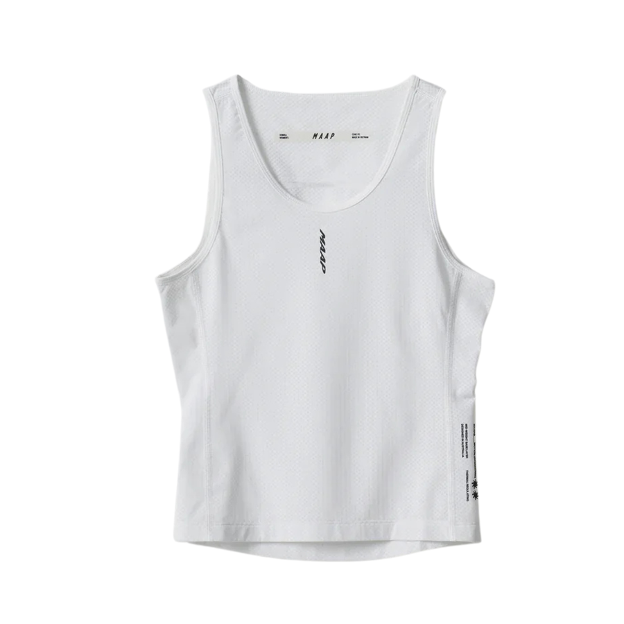 Maap Women's Team Midweight  Base Layer Radunterhemd White