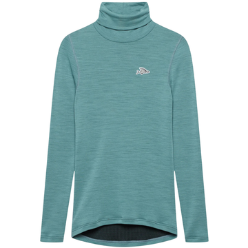 Café du Cycliste Carmen Women's Merino Base Layer Radunterhemd langarm Deep Water