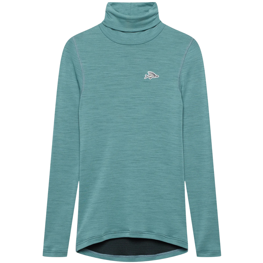 Café du Cycliste Carmen Women's Merino Base Layer Radunterhemd langarm Deep Water