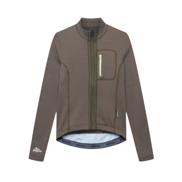 Café du Cycliste Lorenne Women's Long Sleeve Cycling Jersey Radtrikot Carob