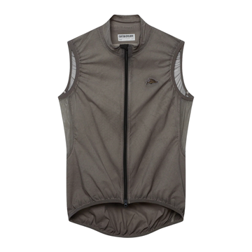 Café du Cycliste Edith Men's Cycling Gilet Windweste Charcoal