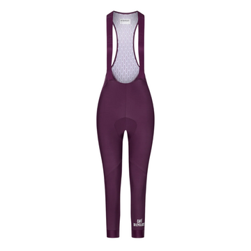 Café du Cycliste Adrienne Women's Brushed Bib Shorts 3/4 Thermo Radhose Quetsche