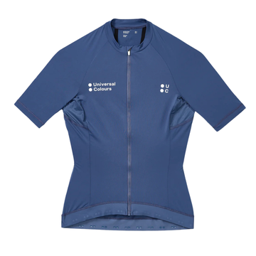 Universal Colours Mono Women's Short Sleeve Jersey Radtrikot French Blue