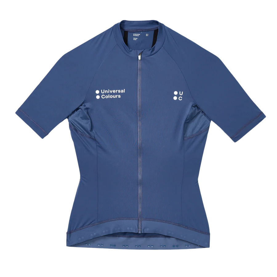Universal Colours Mono Women's Short Sleeve Jersey Radtrikot French Blue