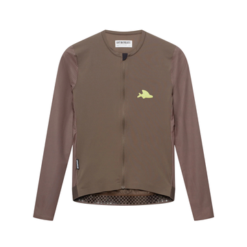 Café du Cycliste Andrea Women's Superlight Long Sleeve Cycling Jersey Radtrikot langarm Carob