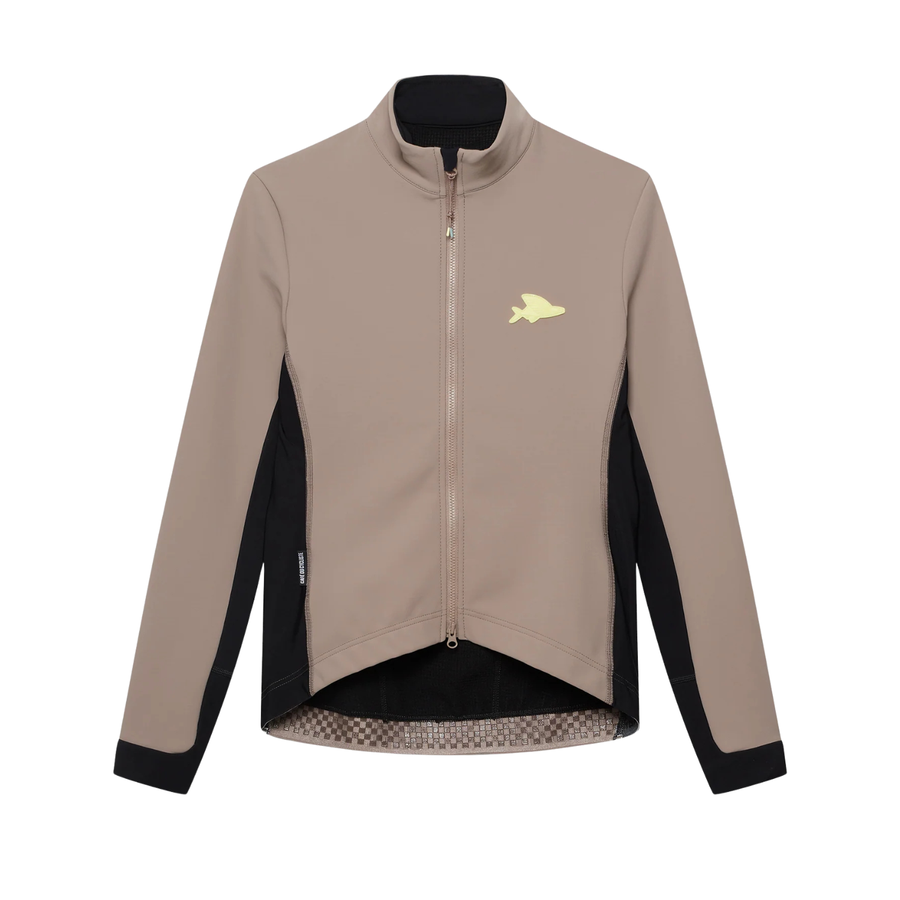 Café du Cycliste Manon Women's Softshell Jacket Fahrradjacke Oyster Grey