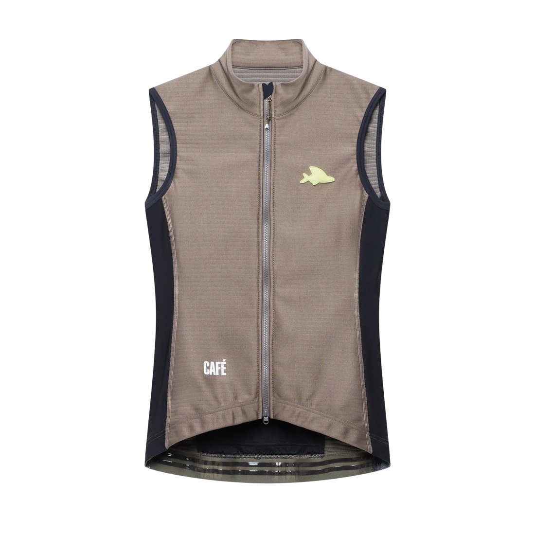 Café du Cycliste Sibille Women's Thermal Gilet Thermo Windweste Oyster Grey