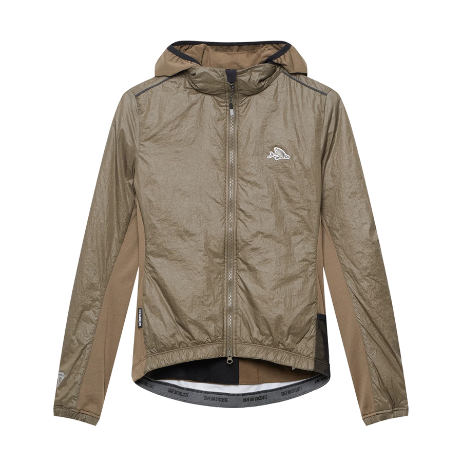 Café du Cycliste Lise Women's Insulated Jacket Fahrradjacke Carob