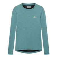 Café du Cycliste Judith Men's Merino Base Layer Radunterhemd langarm Deep Water