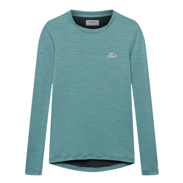 Café du Cycliste Judith Men's Merino Base Layer Radunterhemd langarm Deep Water