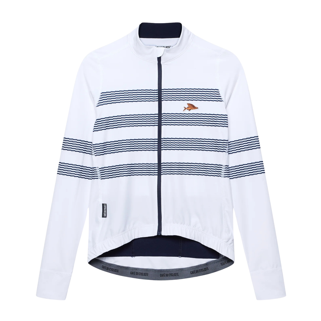 Café du Cycliste Charlie Women's Brushed Long Sleeve Jersey Radtrikot langarm Marinière