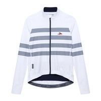 Café du Cycliste Charlie Women's Brushed Long Sleeve Jersey Radtrikot langarm Marinière