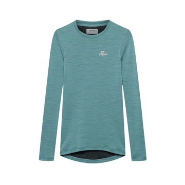 Café du Cycliste Judith Women's Merino Base Layer Radunterhemd langarm Deep Water