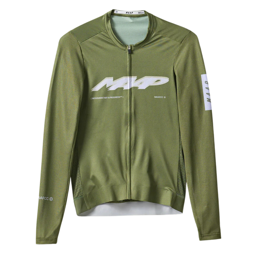 Maap Men's Blaze Pro Air LS Jersey 3.0 Radtrikot langarm Jungle Green