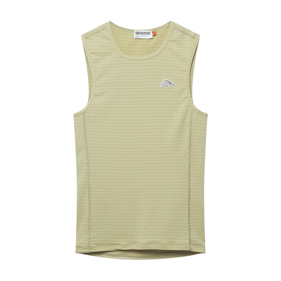 Café du Cycliste Coline Men's Three Season Base Layer Radunterhemd ärmellos Puddle