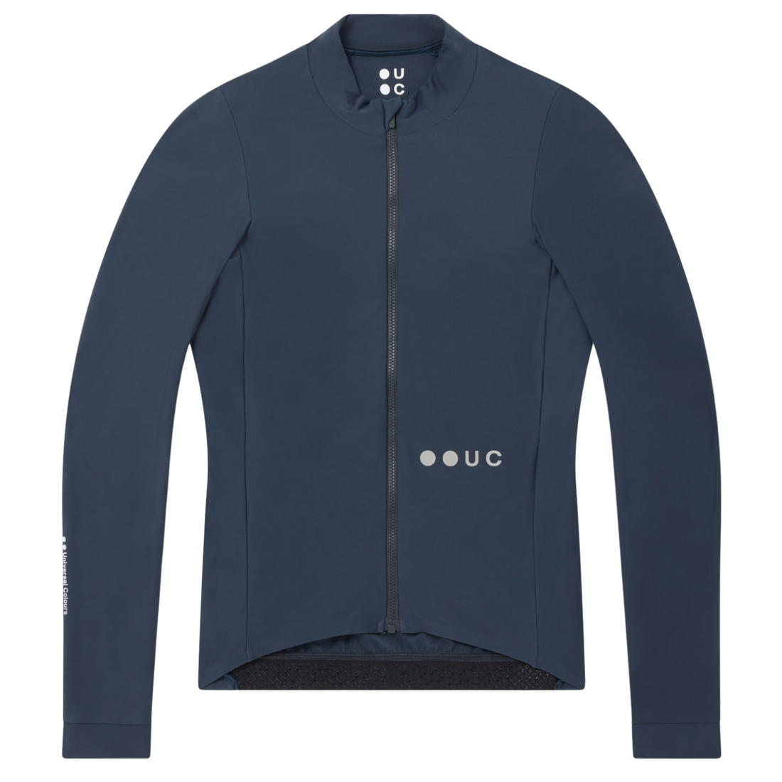 Universal Colours Womens Mono Long Sleeve Jersey Radtrikot langarm Eclipse Navy