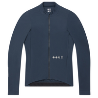 Universal Colours Womens Mono Long Sleeve Jersey Radtrikot langarm Eclipse Navy