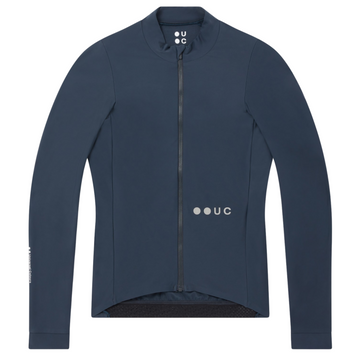 Universal Colours Womens Mono Long Sleeve Jersey Radtrikot langarm Eclipse Navy