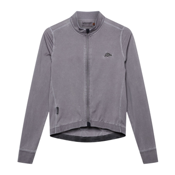 Café du Cycliste Charlie Men's Brushed Long Sleeve Jersey Radtrikot langarm Charcoal