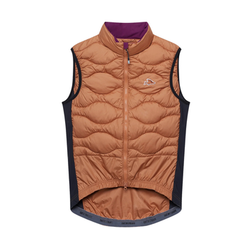 Café du Cycliste Alexia Unisex Thermal Gilet Thermo Weste Cashew