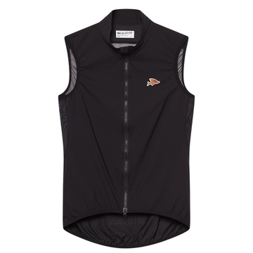 Café du Cycliste Edith Men's Cycling Gilet Windweste Black