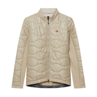 Café du Cycliste Albertine V2 Women's Thermal Cycling Jacked Winter Fahrradjacke Pearl Grey