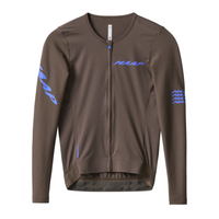 Maap Men's Emerge LS Jersey Radtrikot langarm Brown Umber
