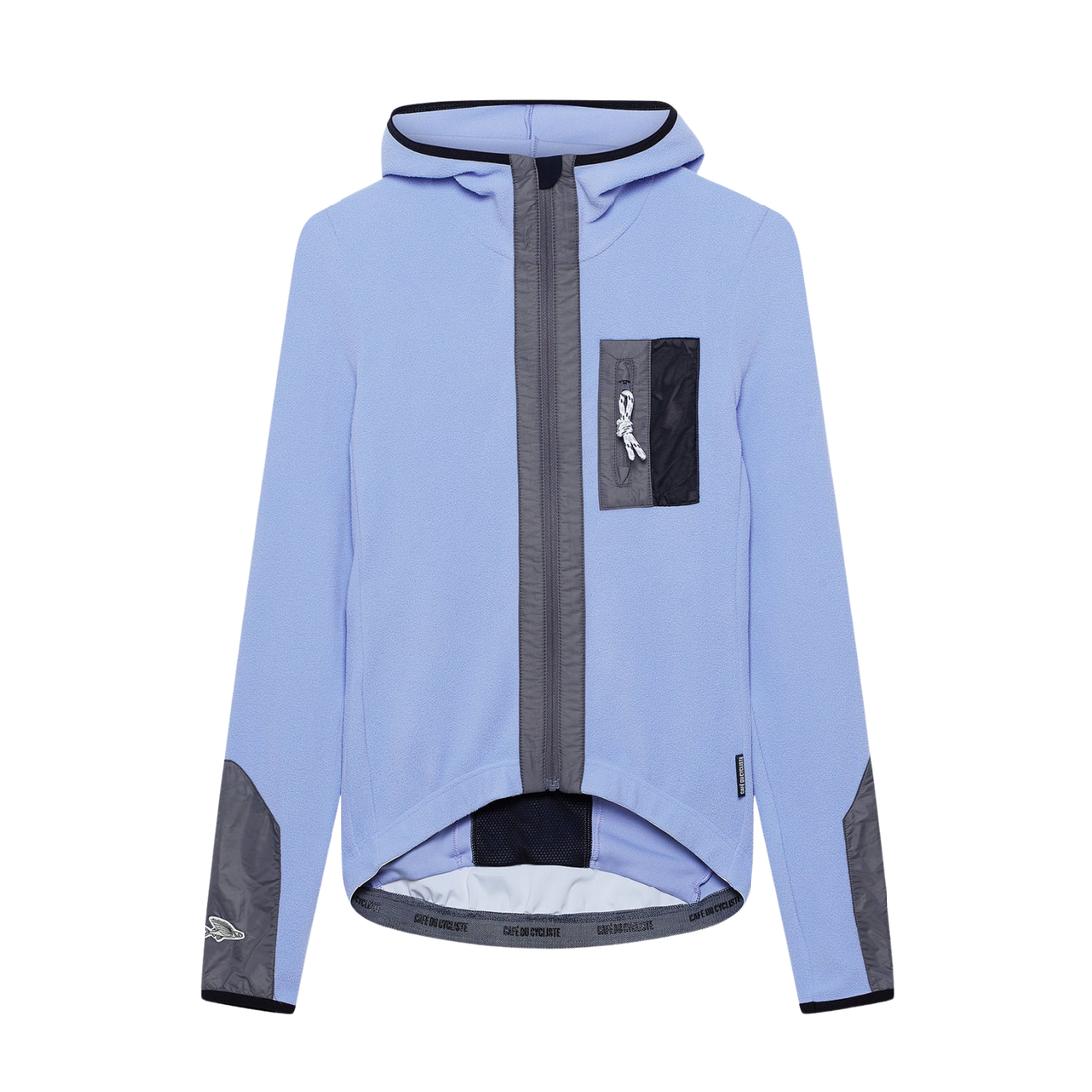 Café du Cycliste Ingrid Women's Microfleece Jersey Radtrikot langarm Verbena