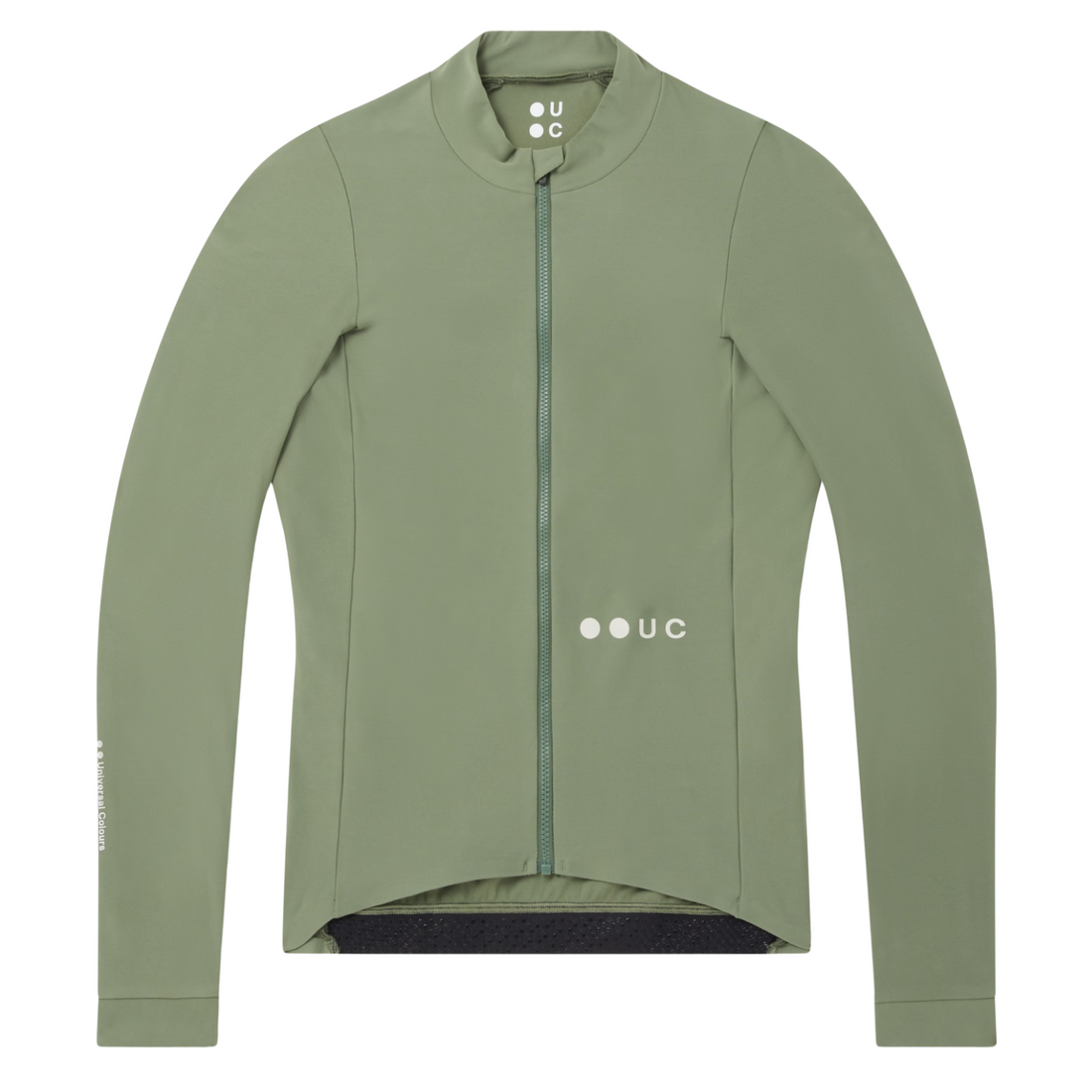 Universal Colours Womens Mono Long Sleeve Jersey Radtrikot langarm Verdant Ash