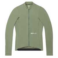 Universal Colours Womens Mono Long Sleeve Jersey Radtrikot langarm Verdant Ash