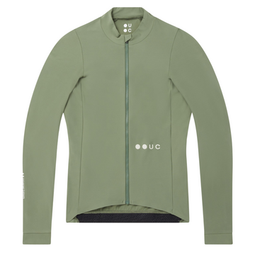 Universal Colours Womens Mono Long Sleeve Jersey Radtrikot langarm Verdant Ash