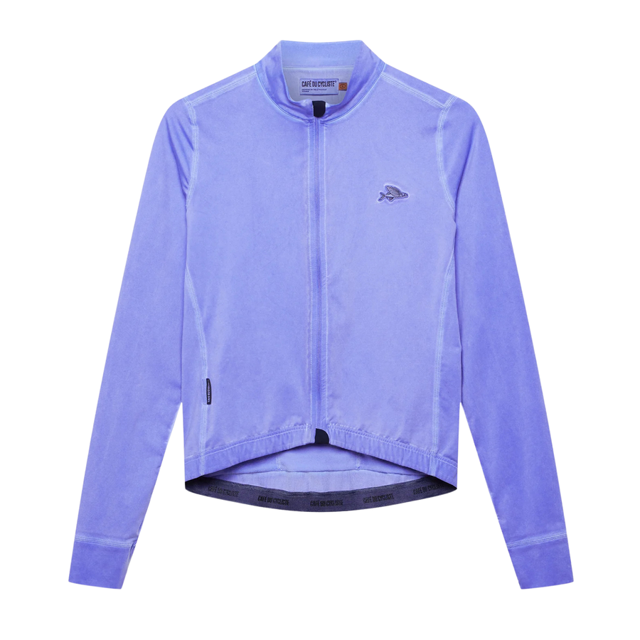 Café du Cycliste Charlie Men's Brushed Long Sleeve Jersey Radtrikot langarm Verbena