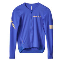 Maap Men's Emerge LS Jersey Radtrikot langarm Amparo Blue