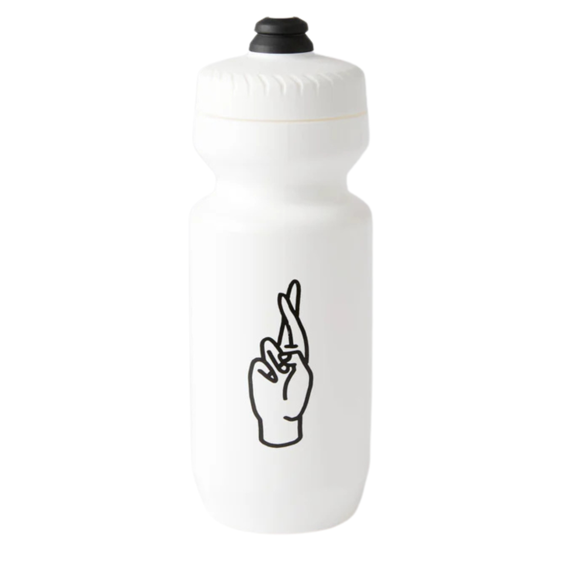 Fingercrossed Bidon 650ml Trinkflasche All White