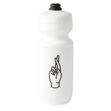 Fingercrossed Bidon 650ml Trinkflasche All White