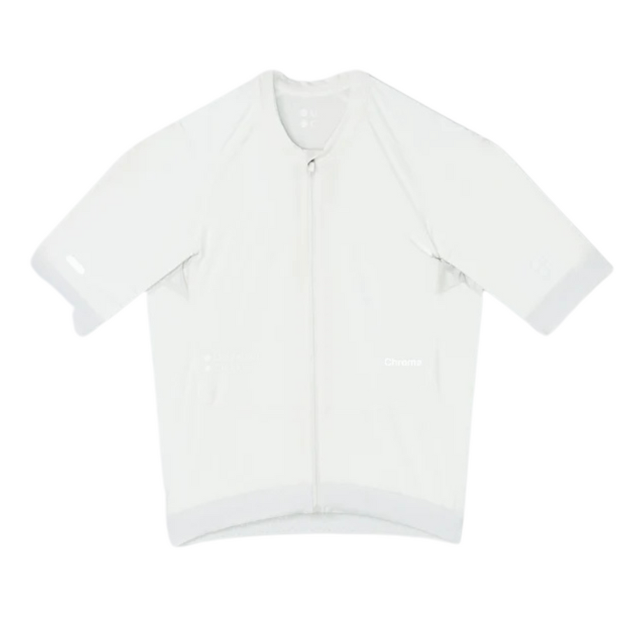 Universal Colours Chroma Men's Short Sleeve Jersey Radtrikot Off White